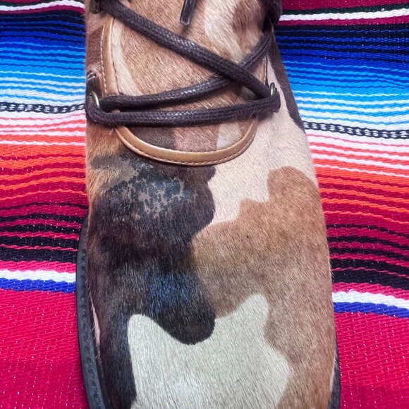 Stuart Weitzman Ankle Boots, size 7.5, Camo/cowprint - Picture 14 of 14